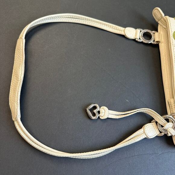 Brighton Joya Floral Leather Small Crossbody Bag Y2K Applique EUC‎ - Picture 8 of 14